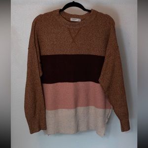 Arizona Jean Company oversized color block sweater